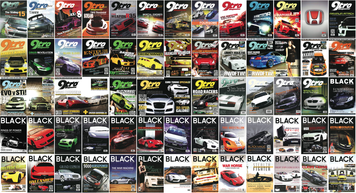 9tro Magazine (2009 ~ 2012 History)